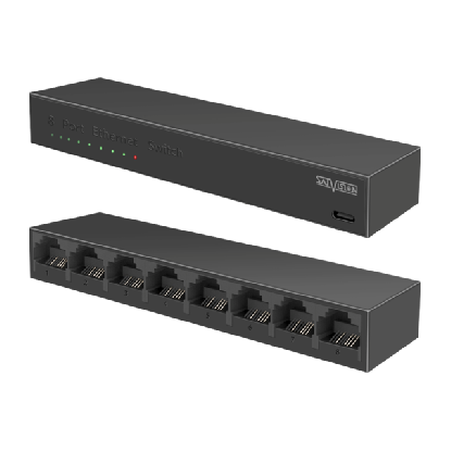 Коммутатор SVB-408 8-ми портовый 100Мбит/с БЕЗ POE